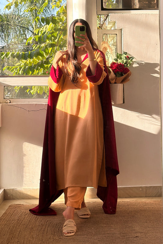 Cashmere Dune Oversized Pashmina Set