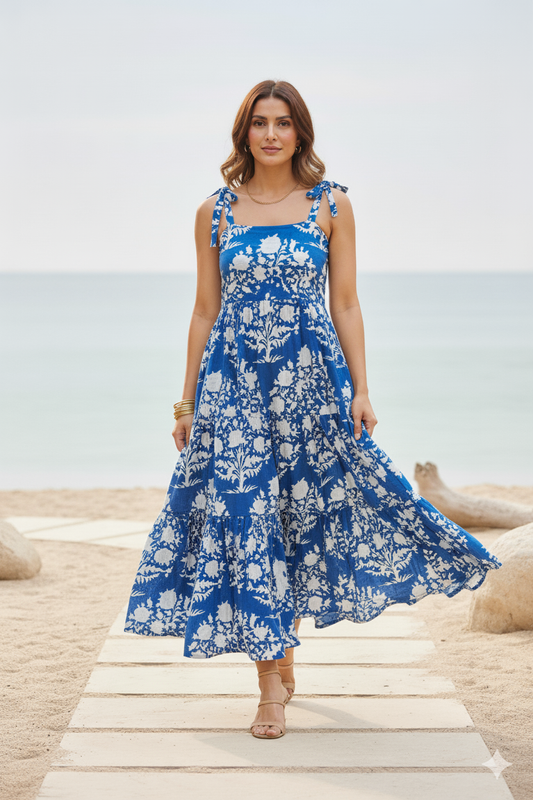 Hibiscus Maxi Dress