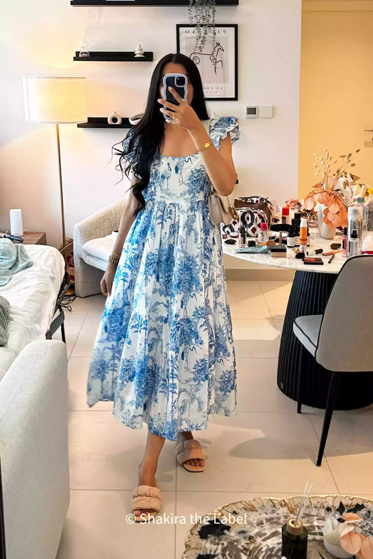 Maxi Dress, Midi Dress, Blue Maxi, White Maxi