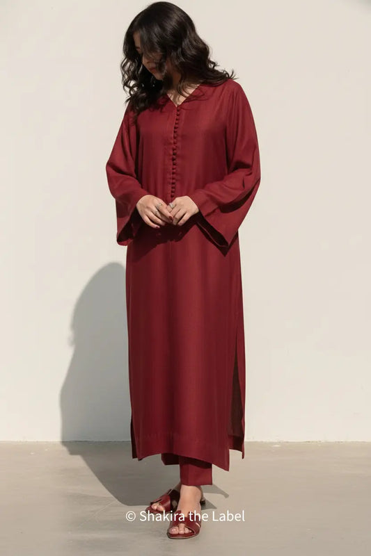 Berry Luxe Pashmina Oversized Fit