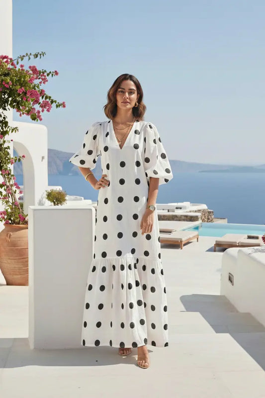 Romantic Polka Dot 2.O Maxi