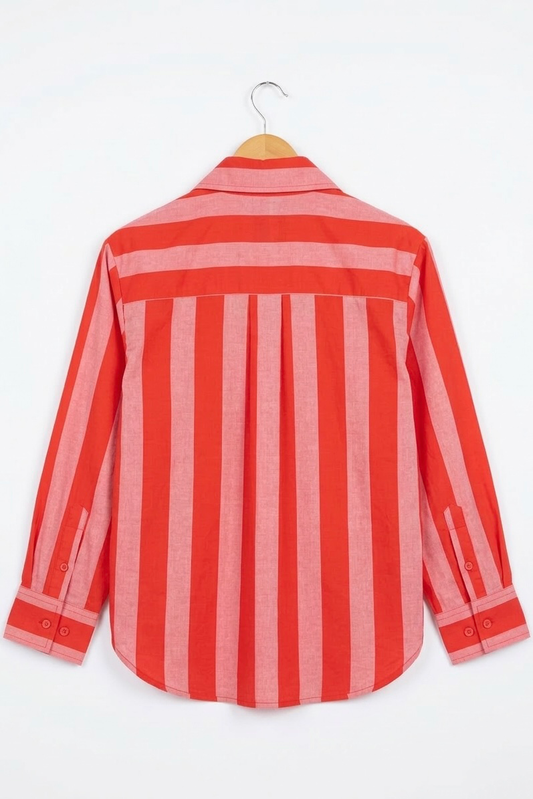 Orange Soda Stripe Shirt