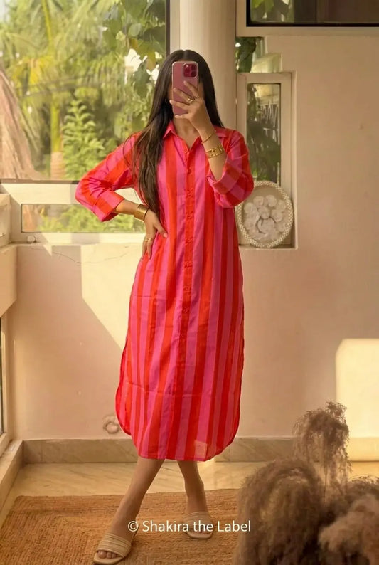 Candy Rush Shirt Dress