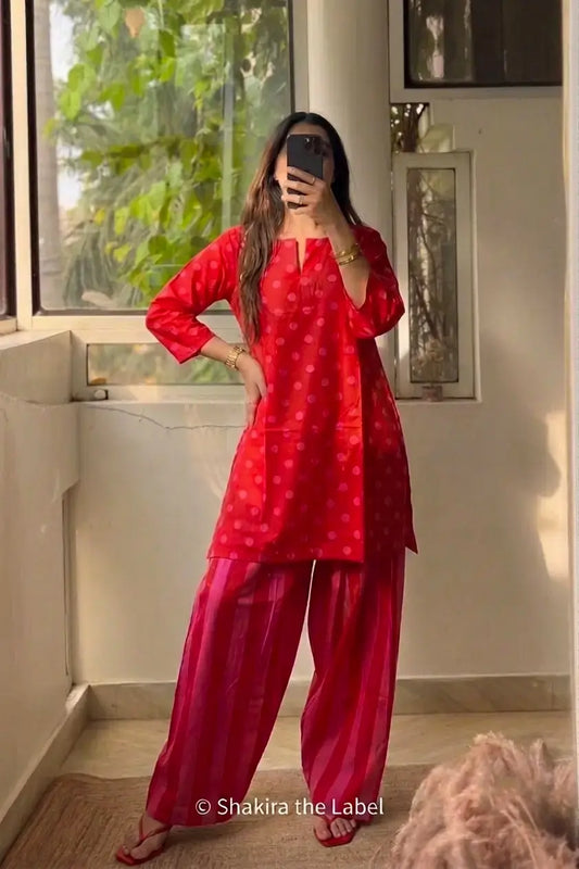 Candy Polka & Stripe Farshi Set