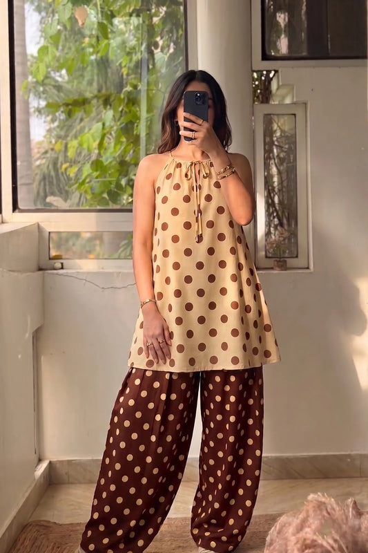 Caramel Polka Farshi Set