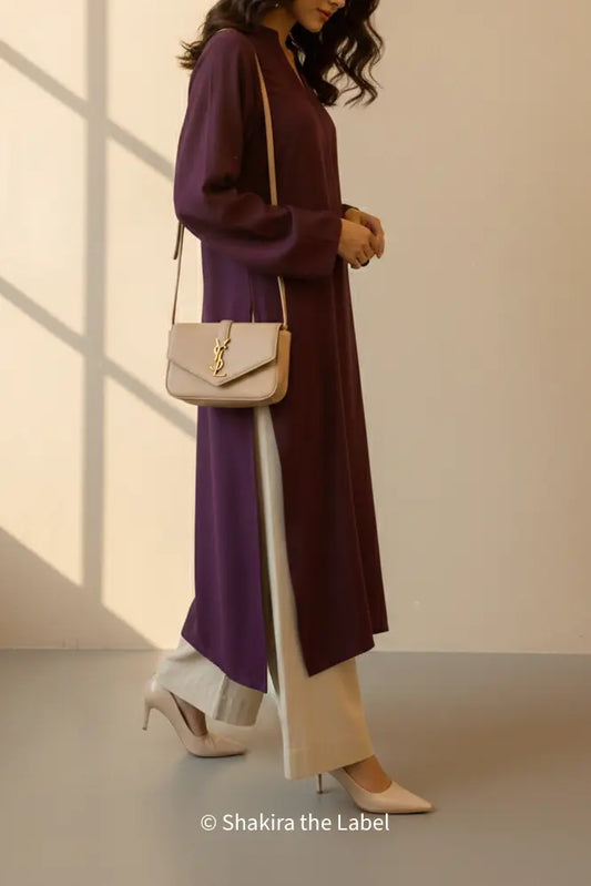 Crimson Luxe Pashmina Oversized Fit