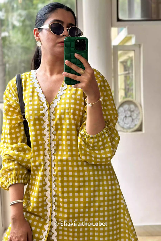 Gingham Check Coord Set