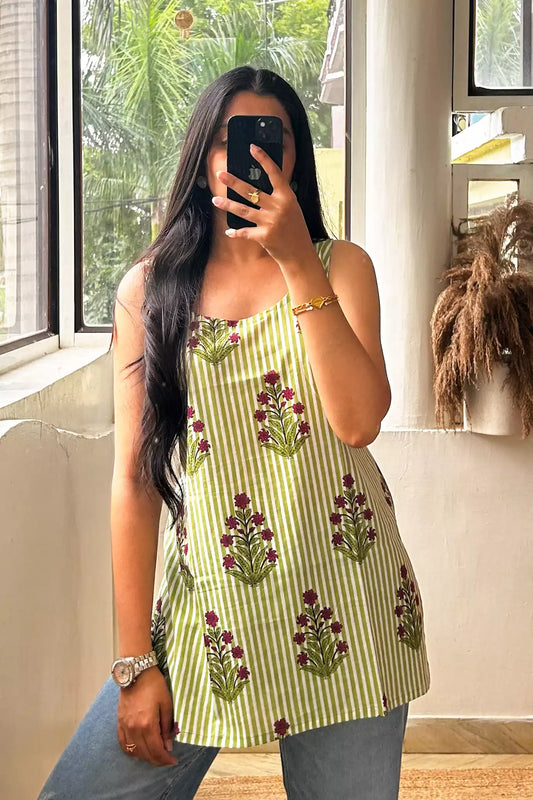 Pure Cotton Short Kurta , Kurti