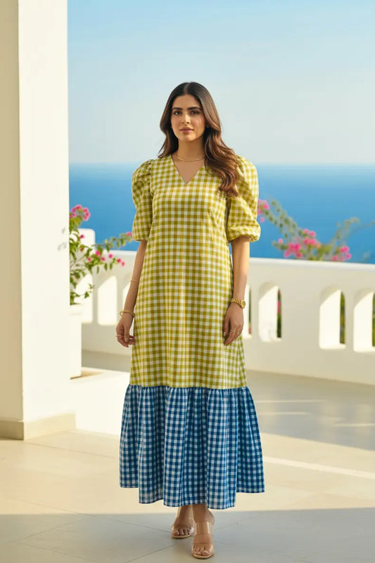 Checked Gingham Breeze Dress