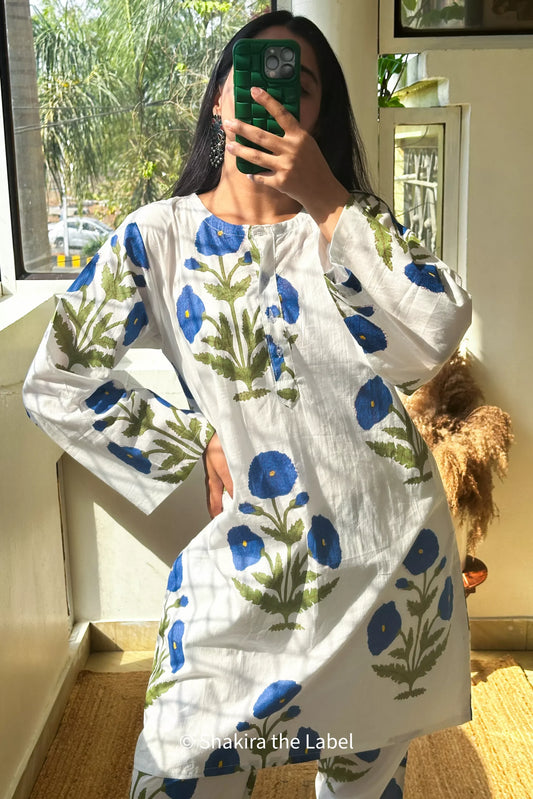 Pure Cotton Jaipuri Print Coord Set