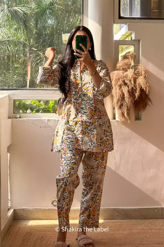 Jungle Print, Cotton Coord, Coord Set, Shirt, Jaipuri Print