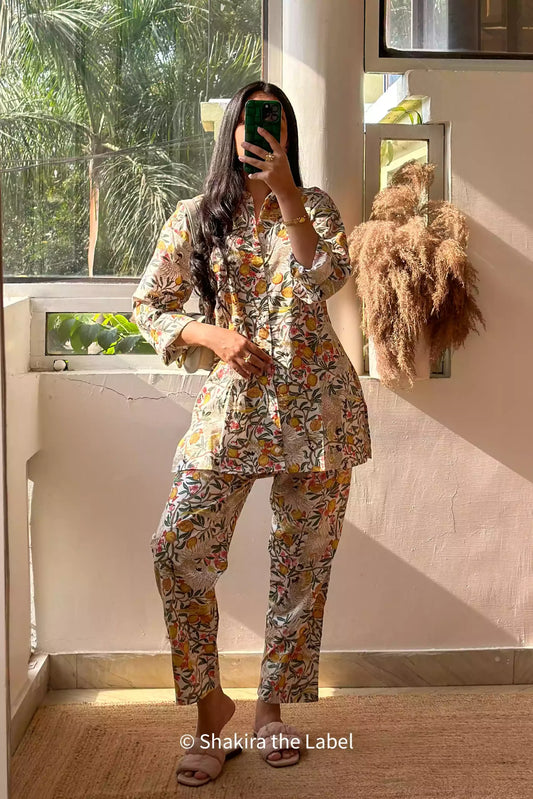 Eagle Print Coord Set