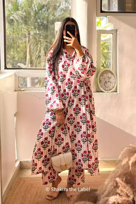 La Rose Coord Set, Cotton Coord Set, Poppy Coord Set