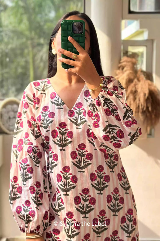 Lara kurta set, Cotton coord, printed coord set, Kurta Set