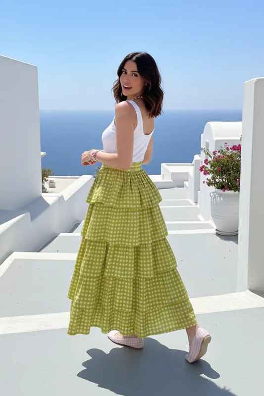 Corfu Tiered Skirt