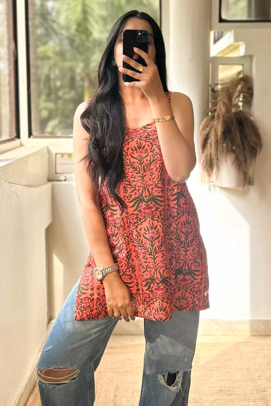 Pure Cotton Short Kurta , Kurti