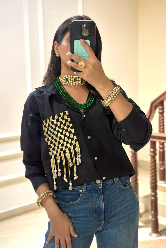 Shab Statement Shirt - Luxe Edit