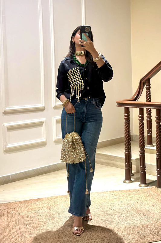 Shab Statement Shirt - Luxe Edit