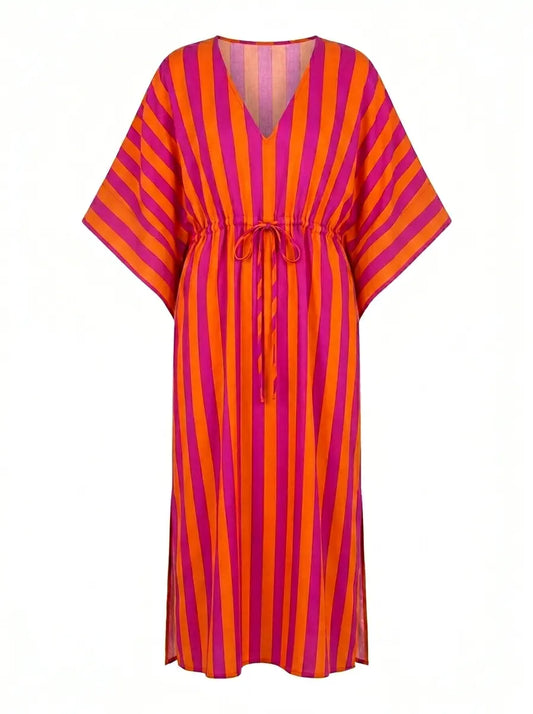 Tangerine Pink Getaway Kaftan