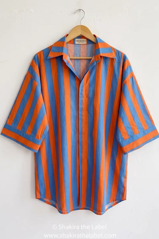 Tangy Spicy Cotton Stripe Shirt