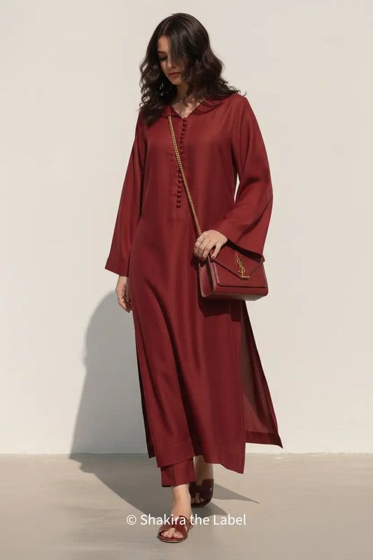 Berry Luxe Pashmina Oversized Fit