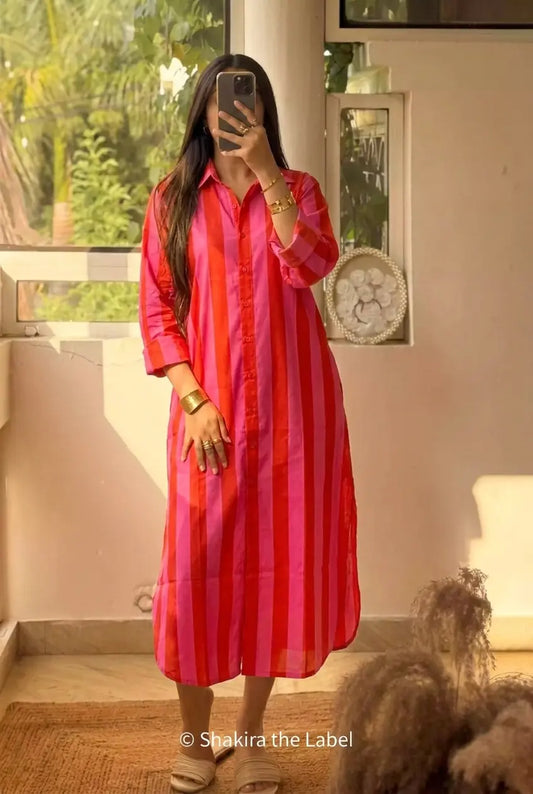 Candy Rush Shirt Dress