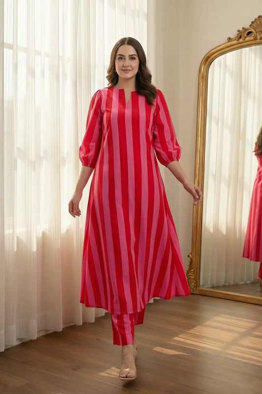 Candy Stripe Summer Co-ord Set