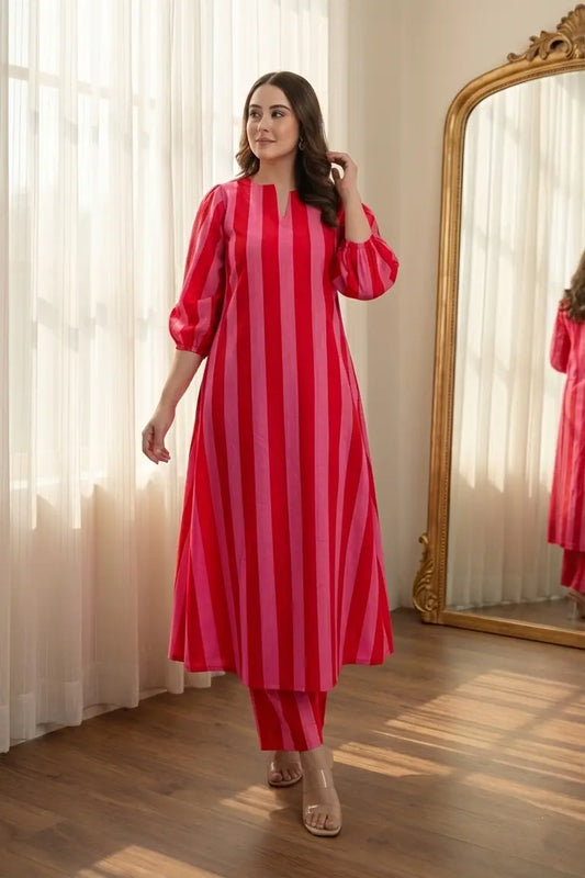 Candy Stripe Summer Co-ord Set