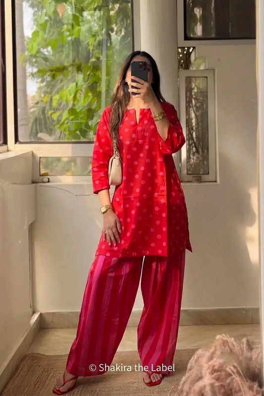 Candy Polka & Stripe Farshi Set