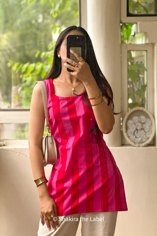 Berry Lush Short Kurti Top
