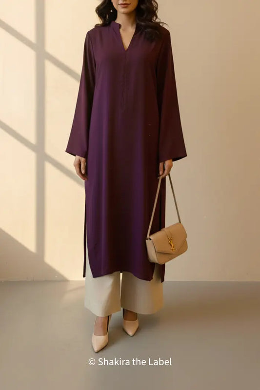 Crimson Luxe Pashmina Oversized Fit