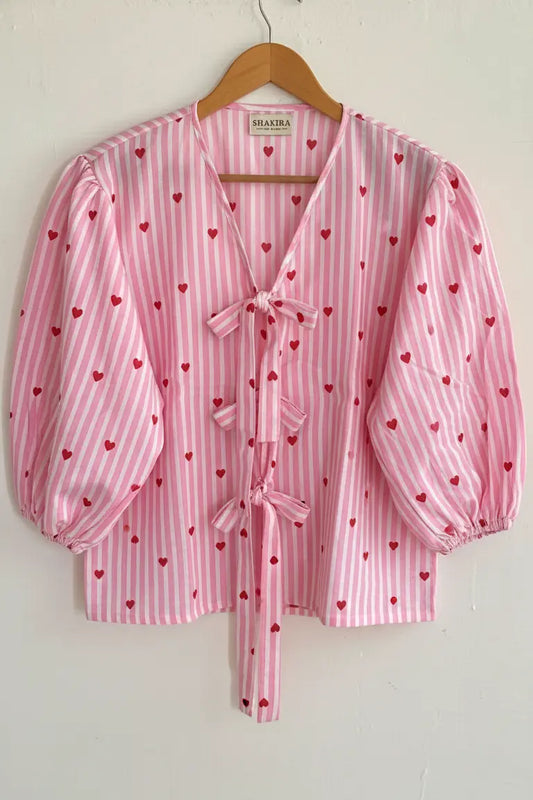 Cupid Kiss Bow Tie Top