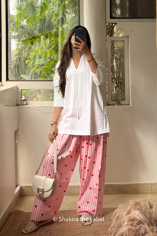 Cupid Heart — Blue Farshi Salwar Set