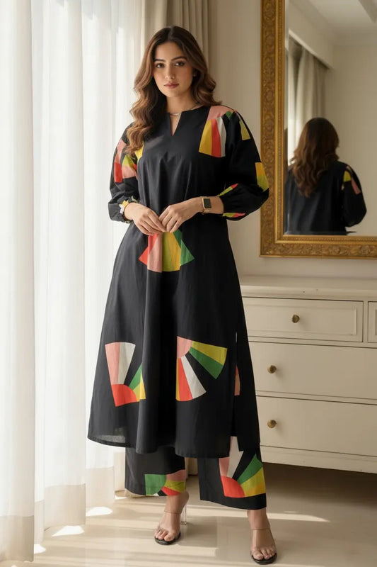 Noir Fan Co-ord