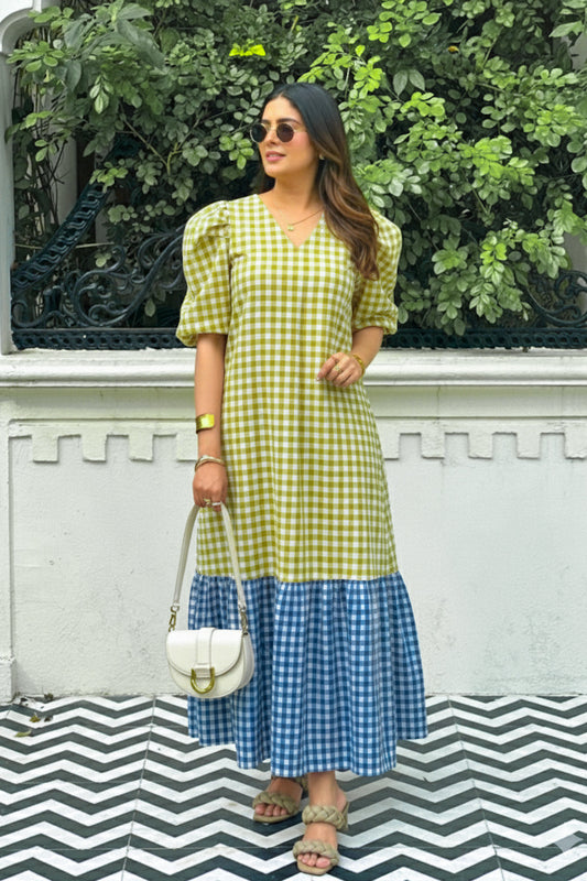 Checked Gingham Breeze Dress