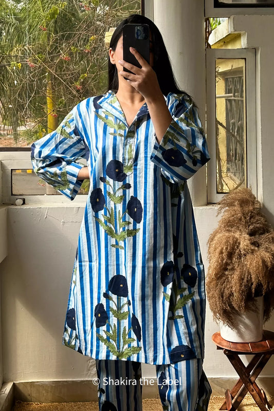 Pure Cotton Jaipuri Print Coord Set