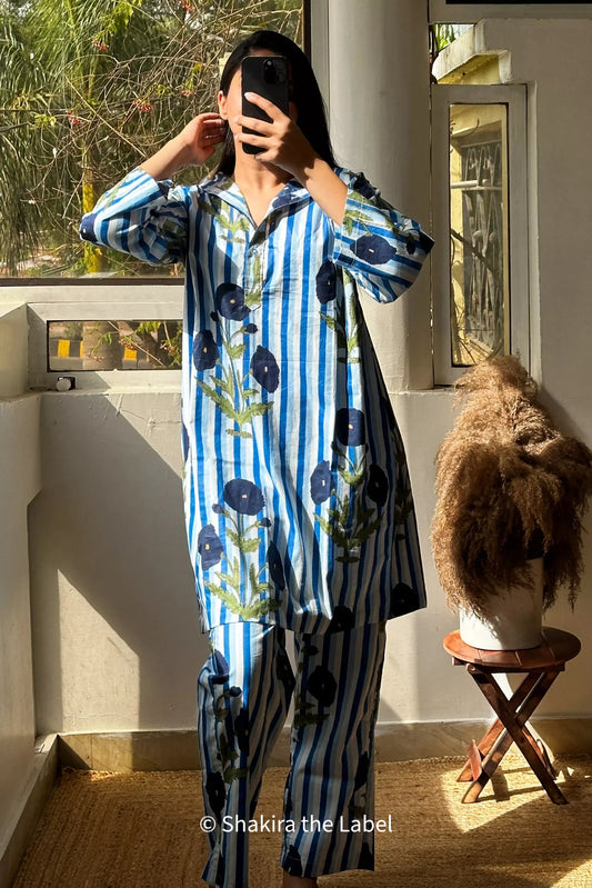 Pure Cotton Jaipuri Print Coord Set