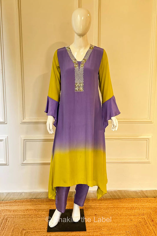 Designer Handwork Kurta Palazzo