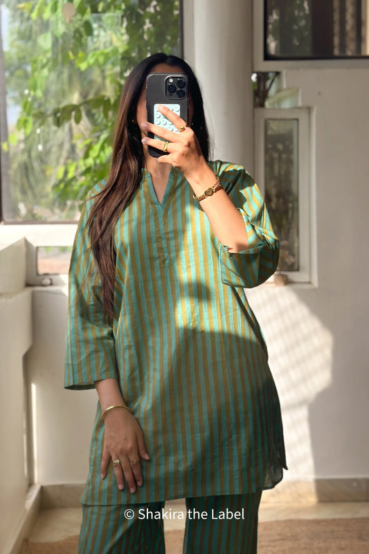 Matcha Breeze Coord Set (With Balloon Pants)