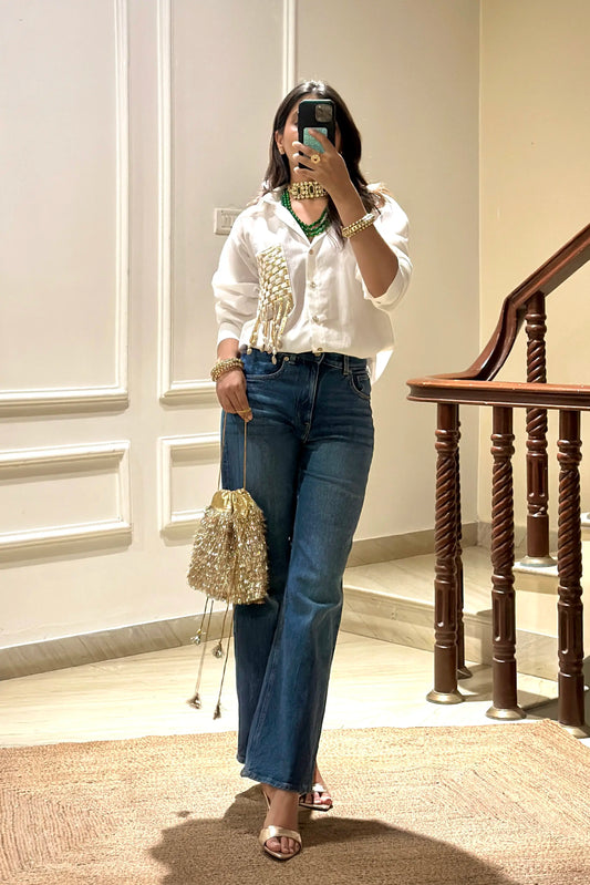 Mehtab Statement Shirt - Luxe Edit