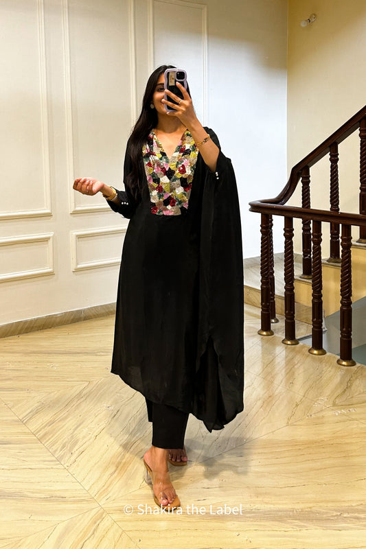 Black kaftan