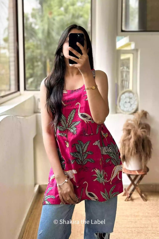 Pure Cotton Short kurta, Casual Kurti, Cotton Kurti