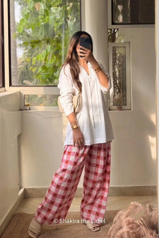 Pink Truffle - Checkered Farshi Set