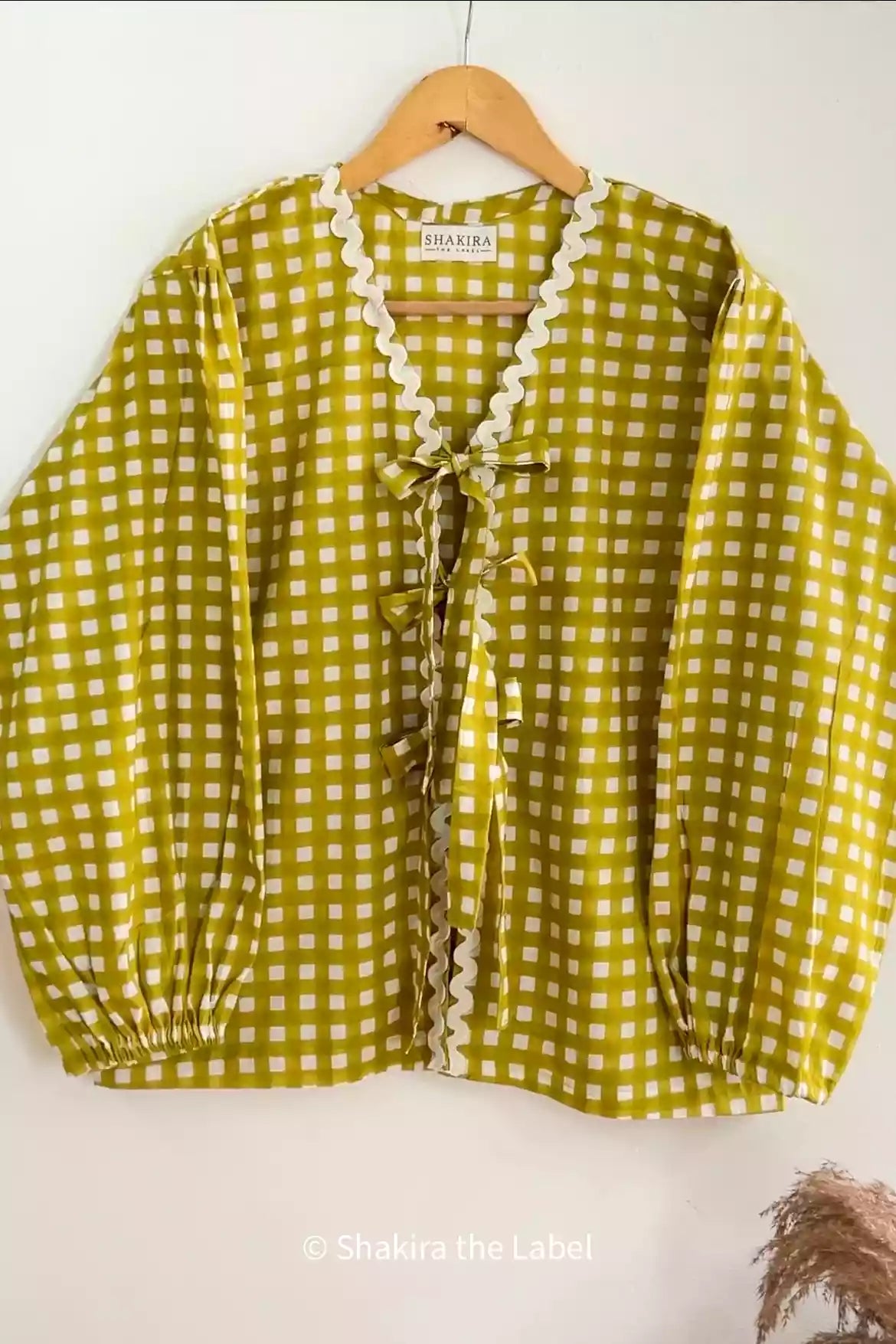 gingham Checks Top, Check top, checkered top
