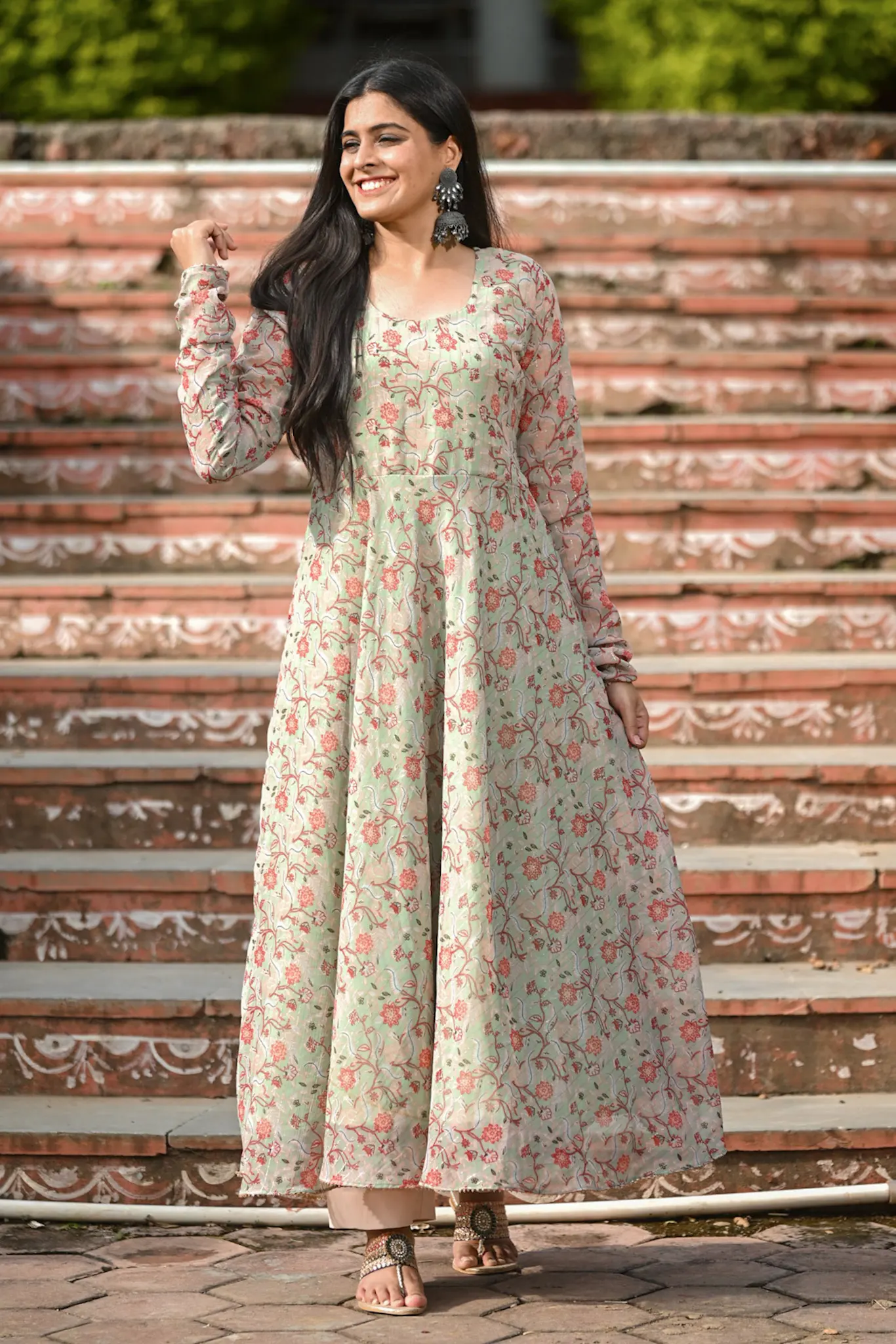 Malti Anarkali Suit Set